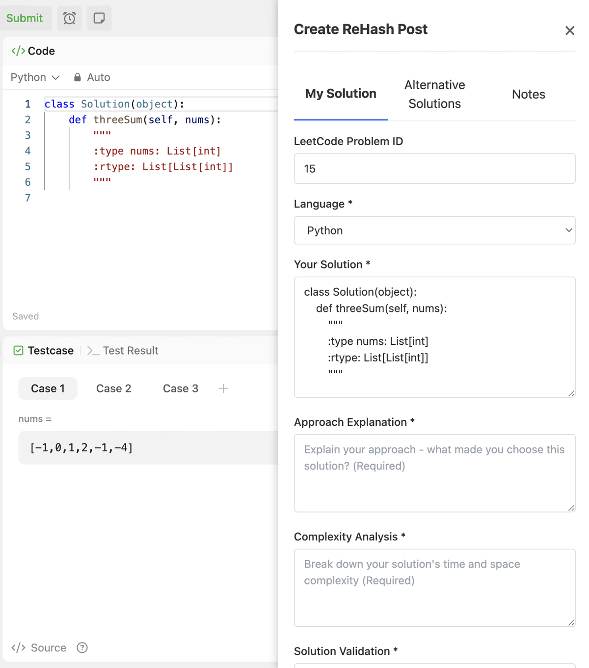 ReHash - Social Platform for AI Driven Interview Prep
