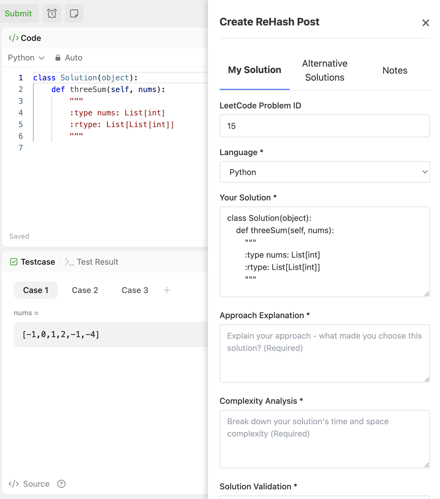 ReHash Chrome Extension